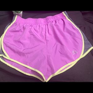 RBX- Performance, light purple, and gray shorts